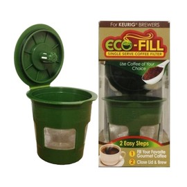 Perfect Pod Eco-Fill Refillable Capsule for K-cup Brewers- Single