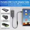 USB C to DC 5.5mm x 2.1mm Power Cable, 1Ft