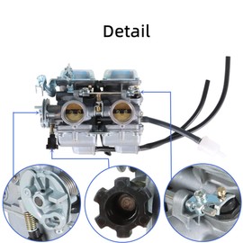 Motorcycle Carburetor Dual Carb Assy Replacement for Honda CA250 CMX250C 1985-2014