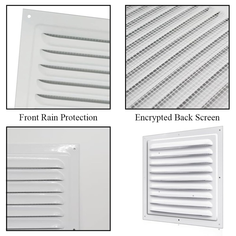 150 * 150, 2 Pieces, Aluminum Wall Vent Cover, Air