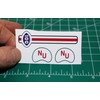 1969 100th Yr Nebraska Cornhuskers Mini Football Gumball Helmets *DIECUT