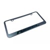 Dodge Ram Rebel Black License Plate Frame - Black Logo
