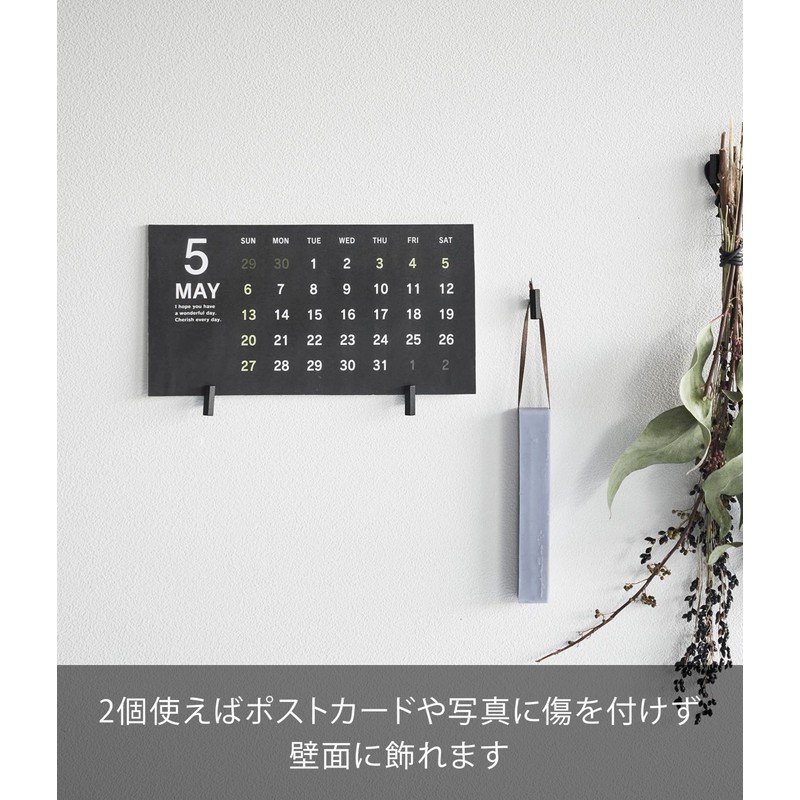 Yamazaki (Yamazaki) Hook Thumb Tacks Small with 2 Needles, Set