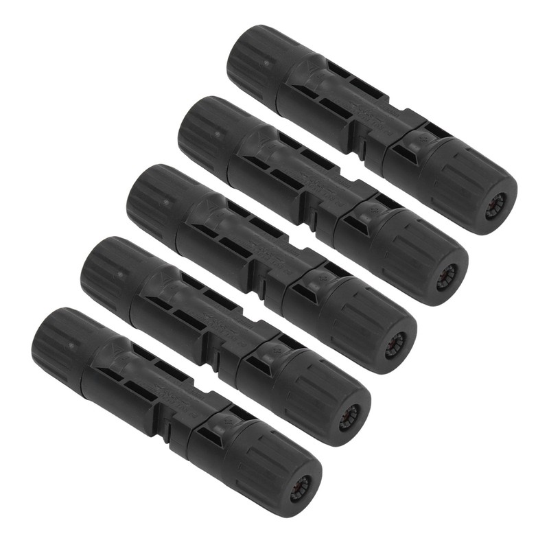 5 Set Solar PV Connectors IP67 Waterproof PPO Insulation High