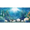 AWERT Vinyl 72x18 inches Underwater World Aquarium Background Aquatic Plants