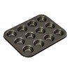 Bakemaster Mini Muffin Pan 12 Cup Non-Stick, Grey, 40016 3