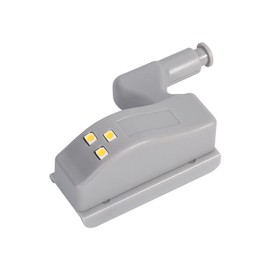 Luces LED de la Bisagra del Gabinete, 10 Piezas Bajo Gabinete Kit de Iluminación LED Sensor de Movimiento Bisagra Luz para Armario Armario Armario Hogar Cocina Muebles de Oficina (Blanco cálido)