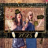 HOWAF Happy New Year Photo Booth Props With Frame, 2025