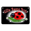 Ladybug Bicycle License Plate Daises Flowers Personalize Gifts