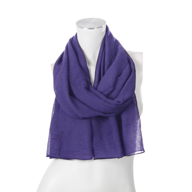 Majea Scarf Lima Slim Cut Women's Neckerchief Light Plain Thin