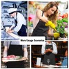 zvzvrog 5 Pack Black Chef Apron, Plain Catering Apron with
