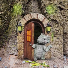 Marsrut Preciosa escultura de dragón de patio, estatua decorativa de jardín de dragón para exteriores, estatua de dragón de jardín, decoración de pared para interiores y exteriores