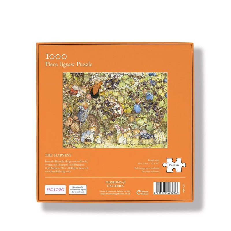 1000 Piece Jigsaw Puzzle - 'The Harvest' Artistic Design from