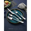 Xideman 16-Piece ​Modern Hammered Cutlery Set with Ultra Sharp 2-in-1
