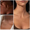 prgislew 14K Gold Bow Necklace for Women - Bow Necklace