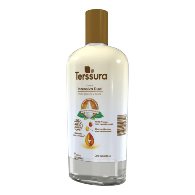 Crema Terssura Intensiva Dual Hidratacion Duradera 3 Piezas