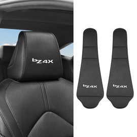 bZ4X Compatible Headrest Cover, For Cars, With Storage Pockets, Carbon Style, Compatible with BZ4X, Z G Grades, No Stuffy, Easy to Install, Easy to Install, Prevents Dirt and Scratches, Seat Cover