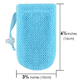 Linkidea 6 bolsas de jabón de malla exfoliante