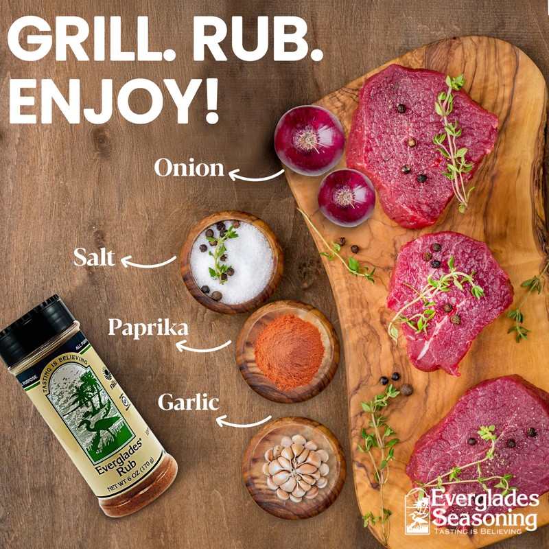 Everglades Seasoning Sampler Pack – 5 Flavors Cactus Dust, Heat,