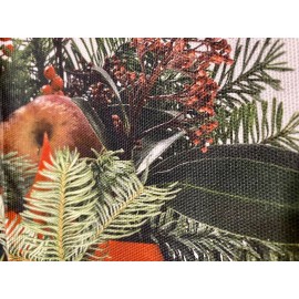 Le Telerie Toscane Italian Textile One KITCHEN TOWEL 100% Cotton 28x20” Beautiful Vase Bouquet New