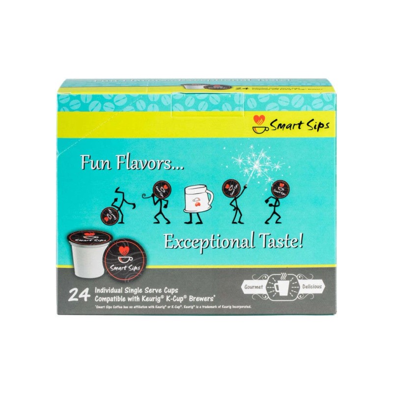 Smart Sips Coffee Liquor Flavored Gourmet Coffee Variety Pack -