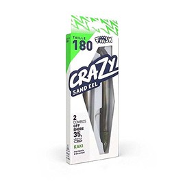 Fiiish Crazy Sand Eel 180 Double Combo Off Shore 35g Khaki