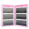Individual Eyelashes Kit 600+ Pieces 30D-40D-50D-60D-80D-100D Volume Cluster Lashes Extensions,