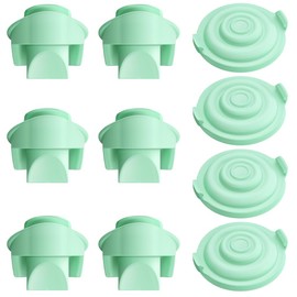 6pcs Duckbill Valves and 4pcs Pump Seals Diaphragm Compatible with Elvie Breastpump, Replace for Elvie Pump Valves and Diaphragm, Replace Seal Used for Original Flange