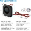 GDSTIME 40mm x 10mm 4010 Blower Fan 24V Dual Ball