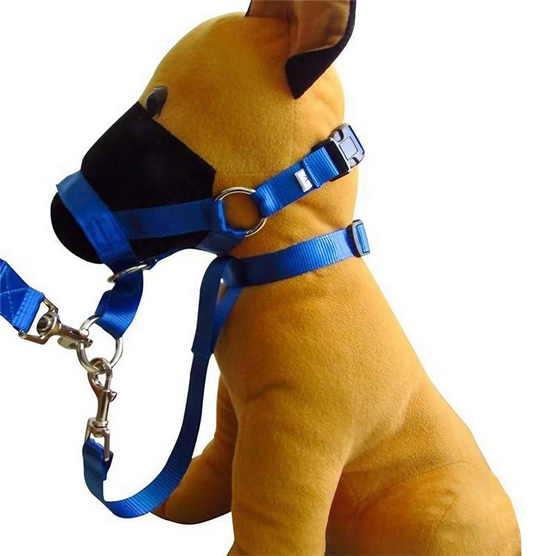 AIMALL Adjustable Dog Head Halter - Effective Anti-Pulling Training Collar