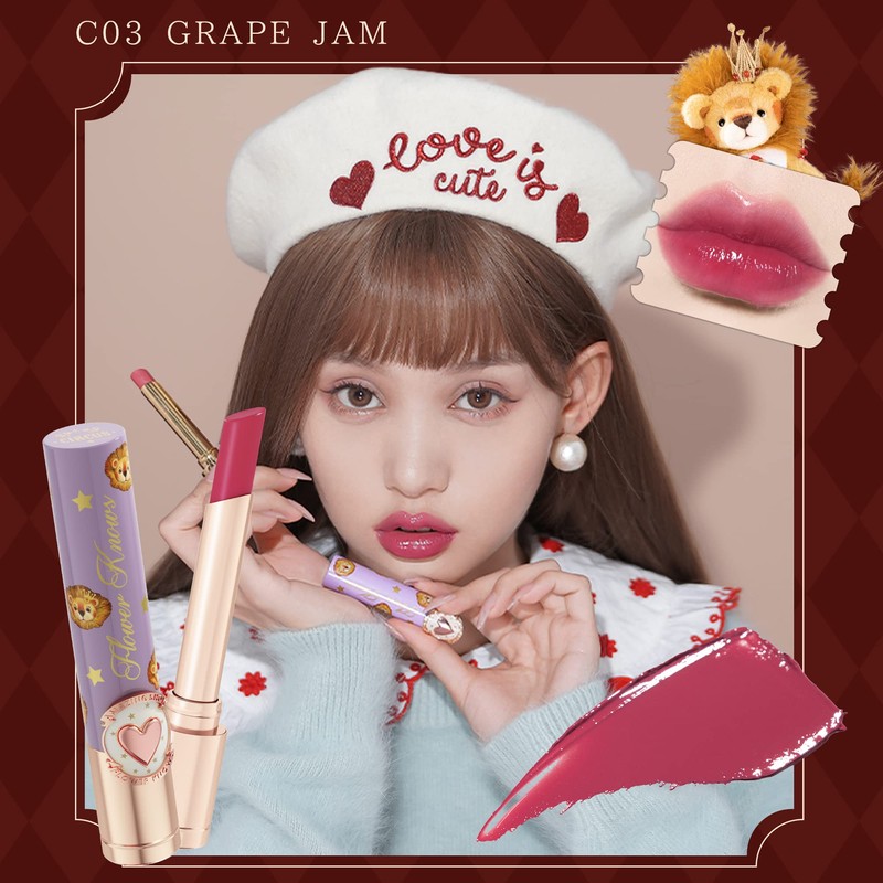 Flower Knows Circus Series Lipstick (C03 GrapeJam)