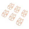 100pcs Paper Clips Cute Duck Shaped Decorative Metal Paperclips with