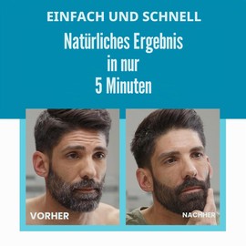 Just For Men Barba & Baffi, Tinta Per Barba Uomo, Tintura Senza Ammoniaca, Elimina I Peli Grigi, Con Pettine Applicatore, Colore Castano Chiaro, M25 (Pack of 3)