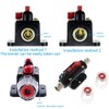 RVCAZON STETION Car Audio 80 Amp Resettable Fuse Circuit Breaker