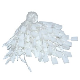 Renashed 7" 1000Pcs Hang Tag String Nylon String Snap Lock Pin Loop Fastener Hook Ties Easy and Fast to Attach