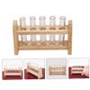 Totority 1 Set Test Tube Rack Model Lidded Test Tubes