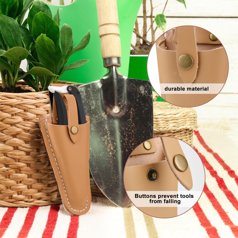 2 Pack Sheath Pouch Holder Tool Pouch for Pruning Shears