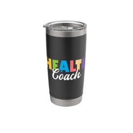 Health Coach - Exercise Personal Fitness Trainer Gym Workout Stainless Steel Insulated Tumbler