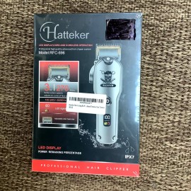 Hatteker RFC-696 Wireless Hair Clipper Trimmer LED Display NEW!!!