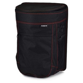 Masirs Vehicle Trash Can - Large Removable Leakproof Garbage Bag, Fasten The Car Waste Basket to Back or Front Seat Headrest. Great Garbage Can for Car, SUV, Truck, Van or Minivan.