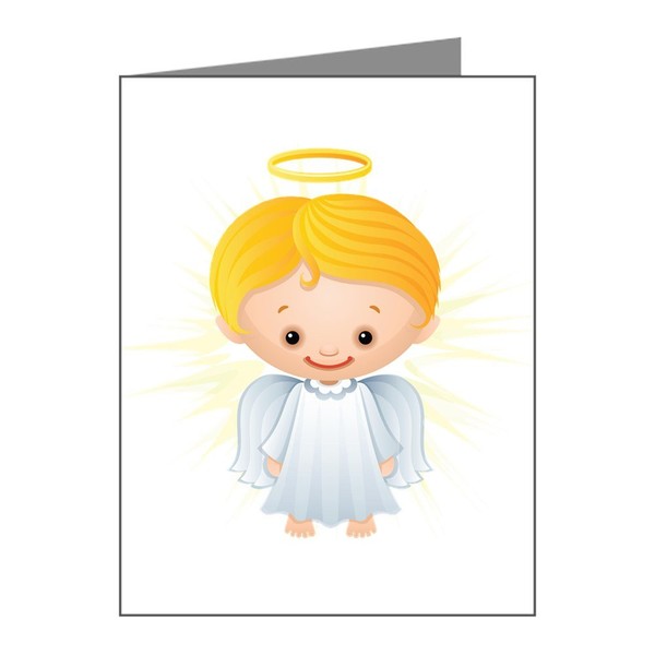 Truly Teague Note Card Christmas Cuties Shining Angel of the