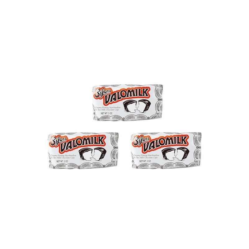 Sifer's Valomilk Old-Fashioned Chocolate Marshmallow Cups (Pack of 3)