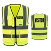 A-SAFETY VISITOR Safety Vest for Men Women VISITOR High Visibility