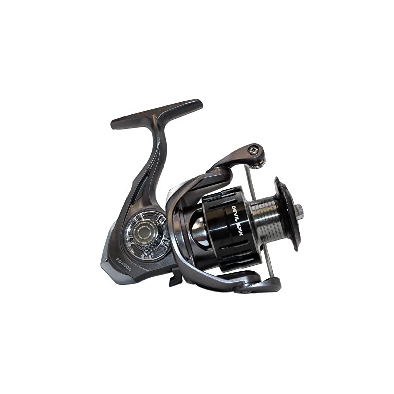 Wild Devil Baits Devil Spin FD 4000 Spinning Reel, Stationary