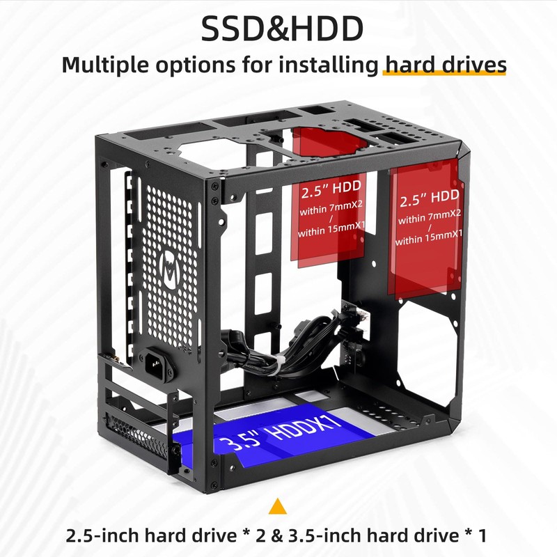 Mechanic Master Cool Cube Series C24 Mini-ITX Case/Alumium/Steel/GPU Length Within