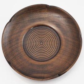 イシダ(Ishida) 木製茶托 梅型 4寸 67602