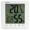 Formia HO-004 Thermometer/Hygrometer, Table Clock, Tabletop, Wakeup, Thermometer, Hygrometer, Backlight