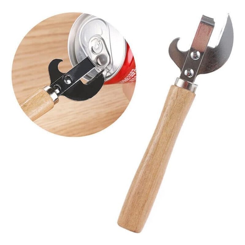 Stainless Steel Kitchen Utensil Multifunctional Lid Remov-e Side Cut Manual