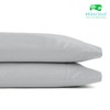 EKOSCIOUS 100% Tencel Pillow Cases, 2 Pack, Grey 50x75cm, 300
