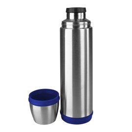 Emsa CAPTAIN 502474 Thermos Flask Stainless Steel Blue 1.0 L